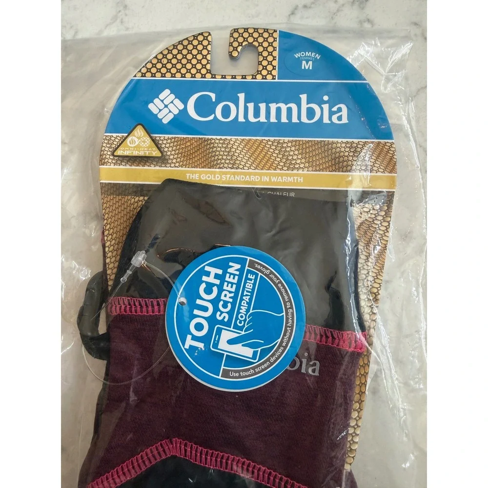 Columbia Womens Infinity Trail Glove Omni-Heat Touchscreen Marionberry CL4202 M